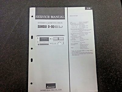 Sansui d 90 service manual instructions